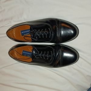 Mens Bostonian Classic / Flex Dress Shoes size 9W Black